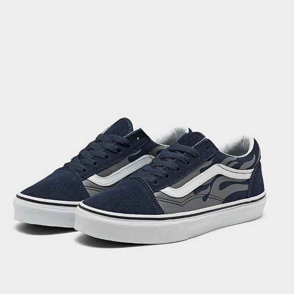 vans flame blue